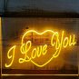 I Love You Led Neon Sign Hang Signs Wall Home Decor Gift