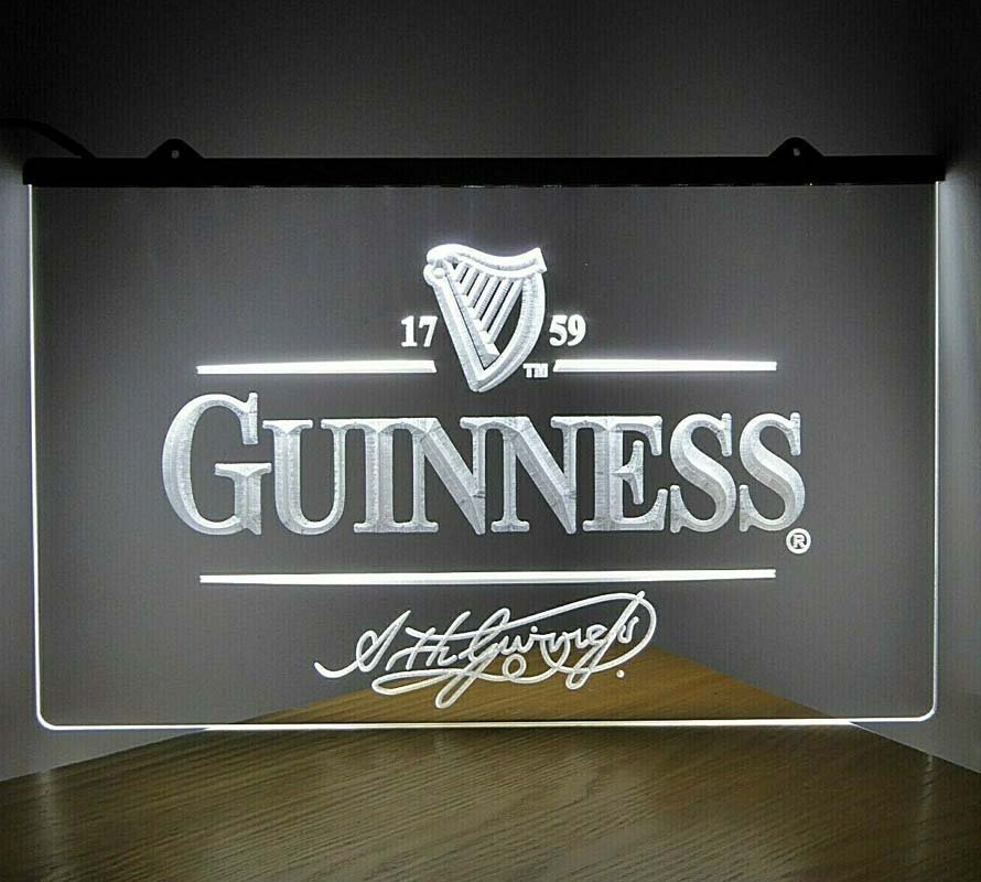 Guinness LED Neon Sign Home Decor Crafts