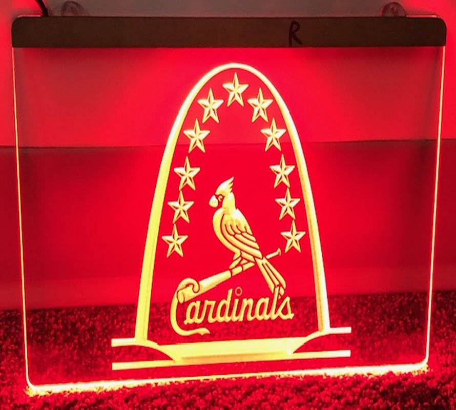St. Louis Cardinals LED Neon Sign Hang Signs Wall Decoration Room Crafts Gift
