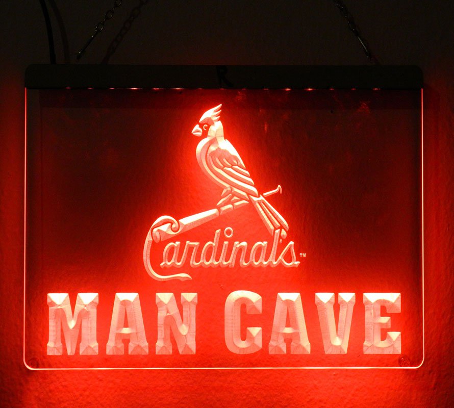 St. Louis Cardinals Man Cave LED Neon Sign