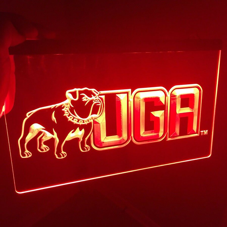 Georgia Bulldogs LED Neon Light Sign