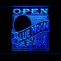 Blue Moon OPEN Led Neon Sign