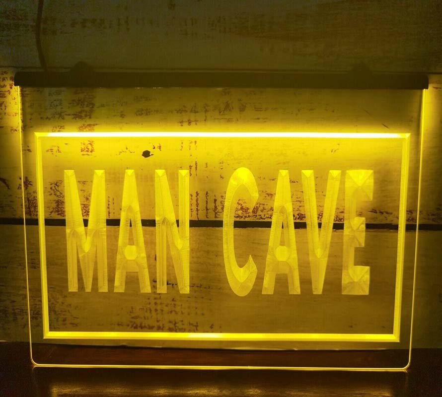 Man Cave Led Neon Sign Home Decoration Garage, Room, Basement Advertise