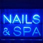 Nails & Spa Led Neon Sign Hang Signs Wall Beauty Salon Handicraft Light