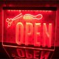 Open Haircut Chisels Shop Led Neon Sign Hang Signs Wall Beauty Salon Craft