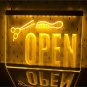 Open Haircut Chisels Shop Led Neon Sign Hang Signs Wall Beauty Salon Craft