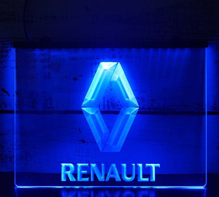 Renault Car Led Neon Sign Home Decoration Garage Glowing Craft