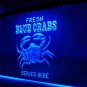 Blue Crabs Restaurant Seafood Led Neon Sign Home Decor Bar, Pub  Glowing Art