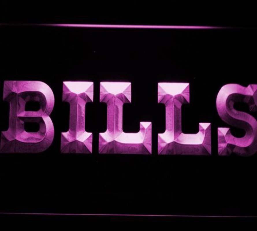 Buffalo Bills 1974-2010 Logo Led Neon Sign Home Decor Craft Art Gift