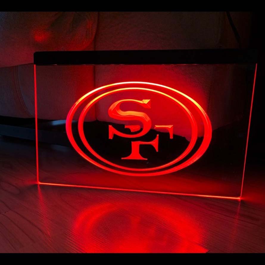San Francisco 49Ers Led Neon Sign Home Decor, Craft Art Glowing