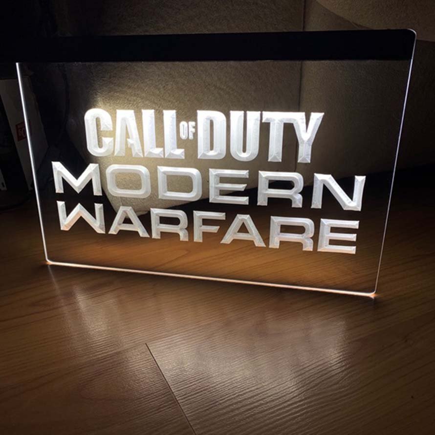 Call of Duty Led Neon Sign Home Decor, Craft Art Glowing