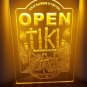 Open Tiki Hut Lounge Pool Led Neon Sign Home Decor, Craft Art Glowing