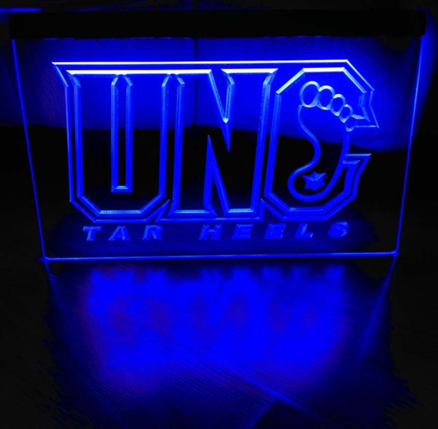 North Carolina Tar Heels Led Neon Signhome Decor, Room, Fans Gift