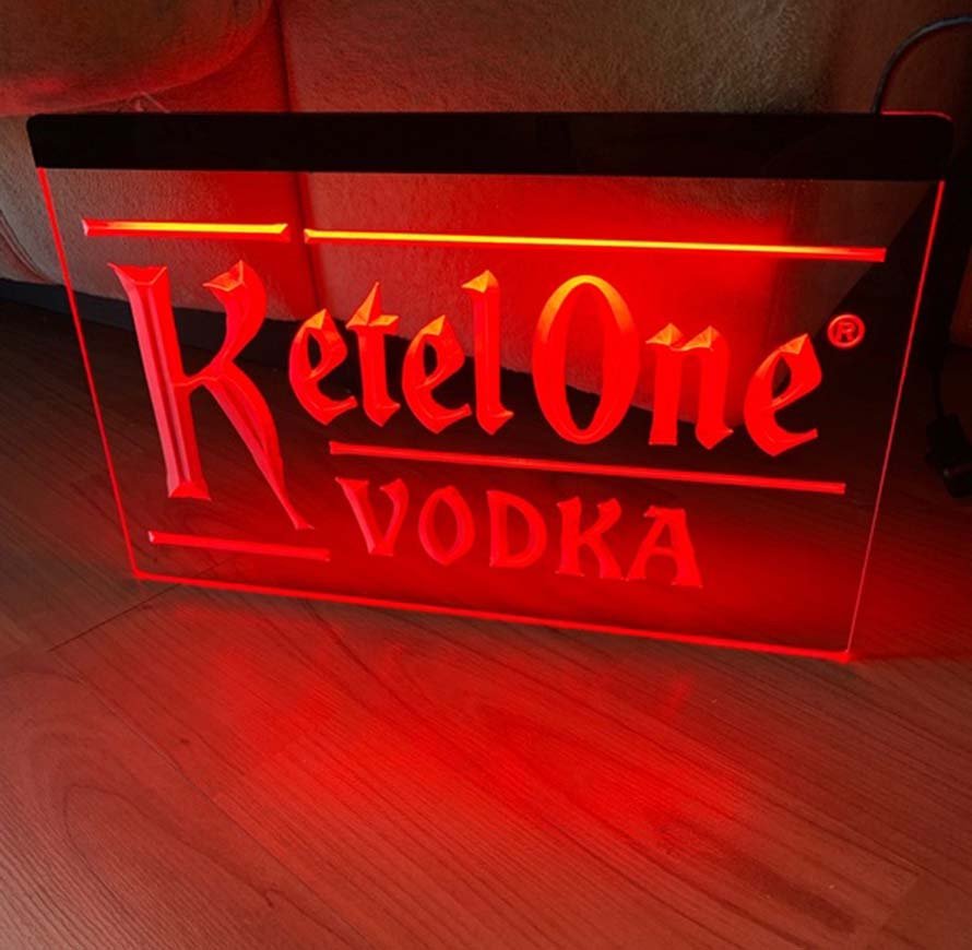 Ketel One Vodka Led Neon Sign Home Decor, Bar, Craft Art Glowing