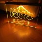Coors Beer Bar Led Neon Sign Hang Wall Home Decor Craft Glowing
