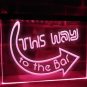 This Way to the Bar Illumined Led Neon Sign Bar Signs Home Bar Decoration Light