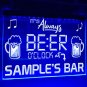 It's Always Beer O'clock Bar Custom Light Panel, Home Decoration Lights Pub