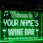 Welcome to My Wine Bar Custom Light Panel, Decoration Bar Lights Pub Craft