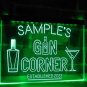 Gin Corner Personalized Illuminated Led Neon Sign Hang Wall, Lights Decor Bar