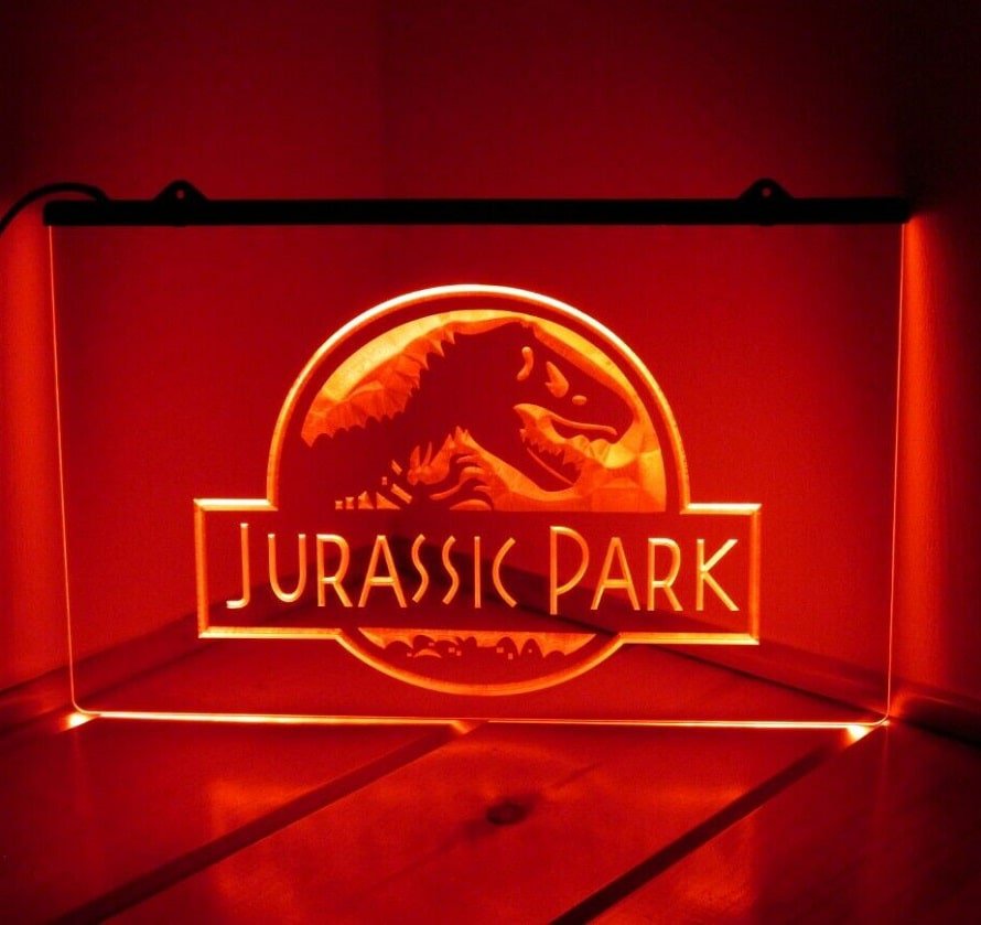 Jurassic Park Illuminated Led Neon Sign Home Decor Room Lights Décor Art 0291