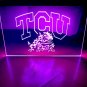 TCU Football Logo Led Neon Sign Home Decor, Room, Lights D&Atilde;&copy;cor Craft Art