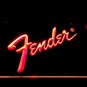 Fender Musical Instruments Corporation Led Neon Sign Hang Wall Decor, Office