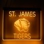 St James Tigers Football Led Neon Sign Home Decor, Light D&Atilde;&copy;cor Art