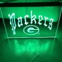 Green Bay Packers Logo Led Neon Sign Decor Room, Fans Gift, Lights D&Atilde;&copy;cor Art