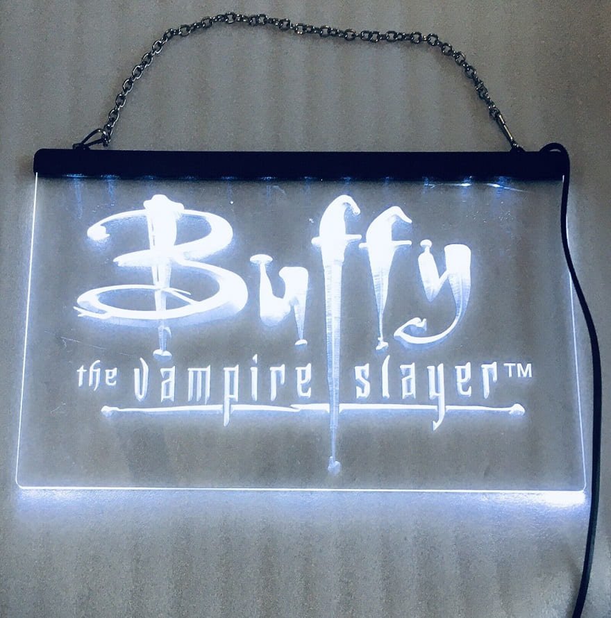 Buffy the Vampire Slayer Led Neon Sign Hang Wall Decor, Room, Lights D&Atilde;&copy;cor Art