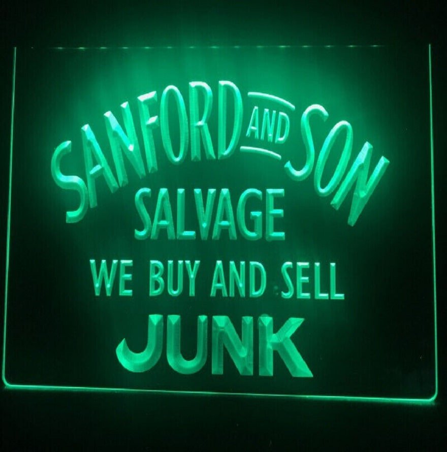 Sanford And Son Salvage Led Neon Sign Hang Wall Decor, Light D&Atilde;&copy;cor Art