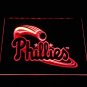 Philadelphia Phillies Wordmark Led Neon Sign Home Decor, Room, Gift Fans Craft