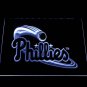 Philadelphia Phillies Wordmark Led Neon Sign Home Decor, Room, Gift Fans Craft