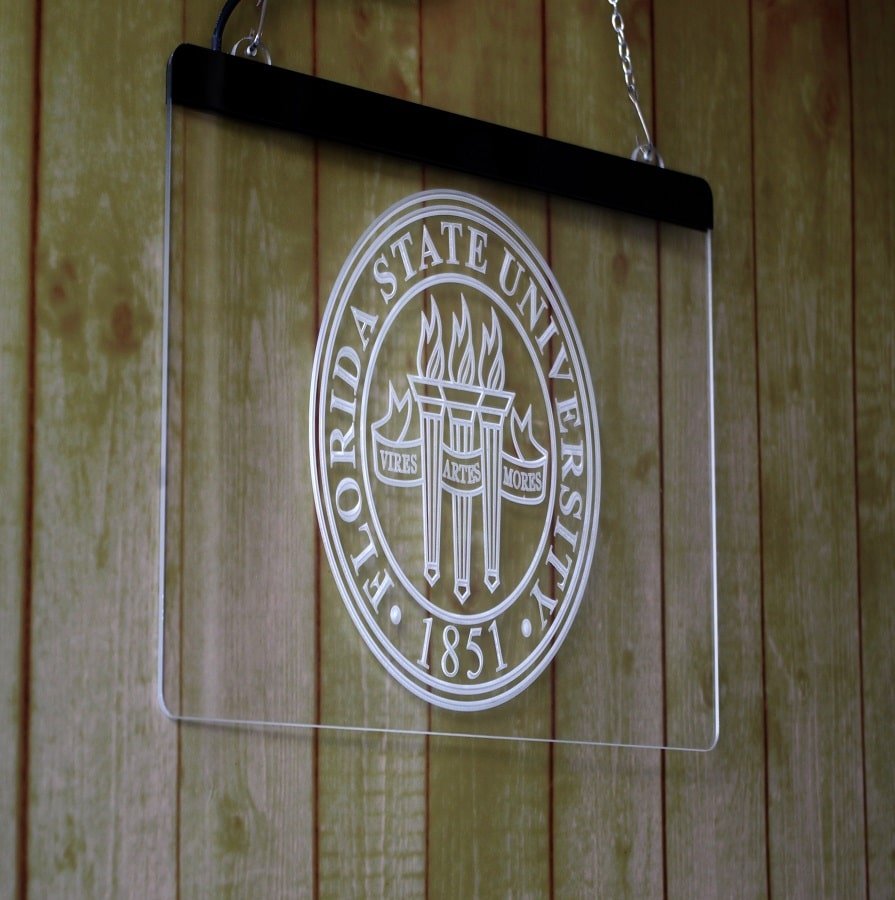 Florida State University LED Neon Sign Home Decor, Room, Artful Lightings Signs