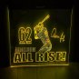 Aaron Judge New York Yankees LED Neon Sign Home Decor, Room, Fans Gift