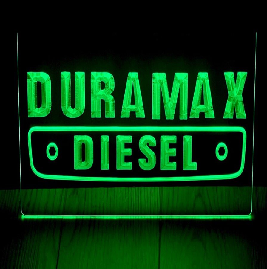 Duramax Diesel Engine LED Neon Sign Home Decor, Showroom, Artful Lightings Signs