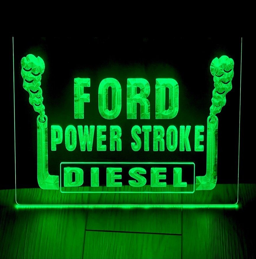 Power Stroke LED Neon Sign Home Decor, Showroom, Artful Lightings Signs