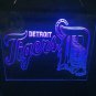 Detroit Tigers Logo LED Neon Sign Hang Wall Decor, Room, Artful Lights Craft