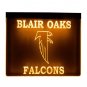 Blair Oaks Falcons Football Led Neon Sign Home Decor, Light D&Atilde;&copy;cor Art