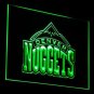 Denver Nuggets Logo Illuminated LED Neon Sign Decor, Room, Artful Lights Craft