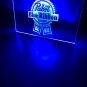 Pabst Blue Ribbon Illuminated LED Neon Sign Hang Wall Decor, Bar, Pub, Light Art