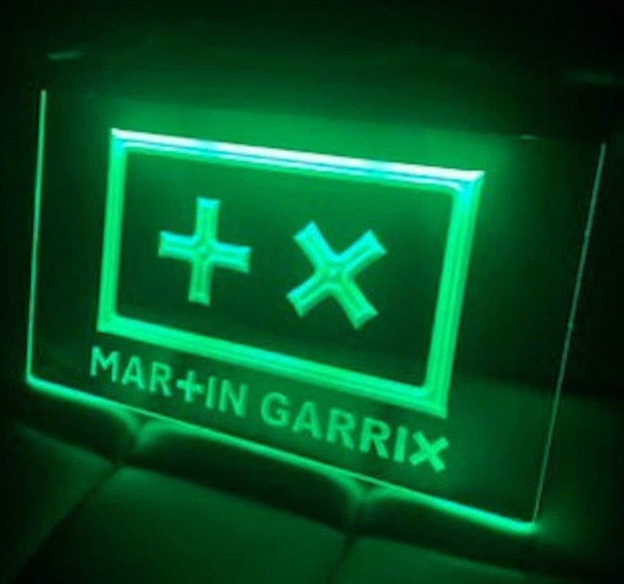 Martin Garrix DJ Illuminated LED Neon Sign Hang Wall Decor, Room, Artful Light