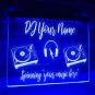 Customized Personal Name DJ Spinning Your Music Illuminated LED Neon Sign