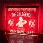 The DJ Legend Customized Personal Name Illuminated LED Neon Sign, Lights Décor