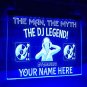 The DJ Legend Customized Personal Name Illuminated LED Neon Sign, Lights D&Atilde;&copy;cor