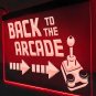 Back To The Arcade LED Neon Signs Decor Craft