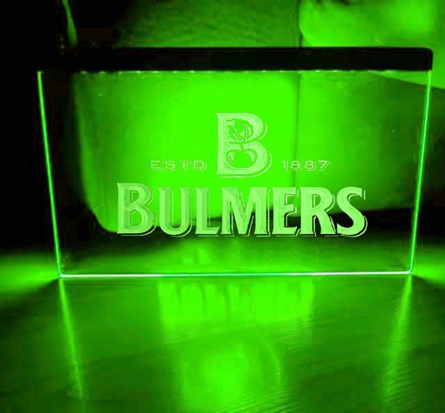 Bulmers Cider Illuminated LED Neon Sign, Decor, Bar, Pub