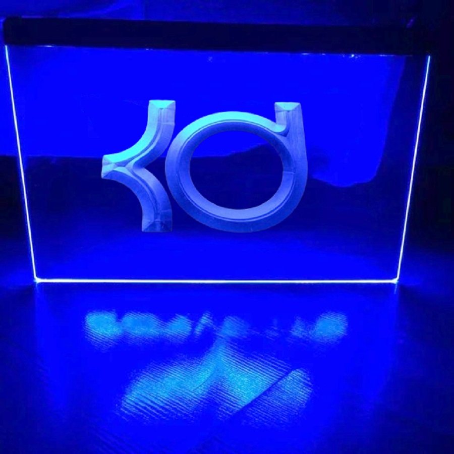 Kevin Durant Golden State Illuminated LED Neon Sign Home Decor, Gifts for Fans