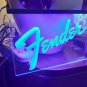 Fender Musical Instruments Corporation Led Neon Sign Hang Wall Decor, Office