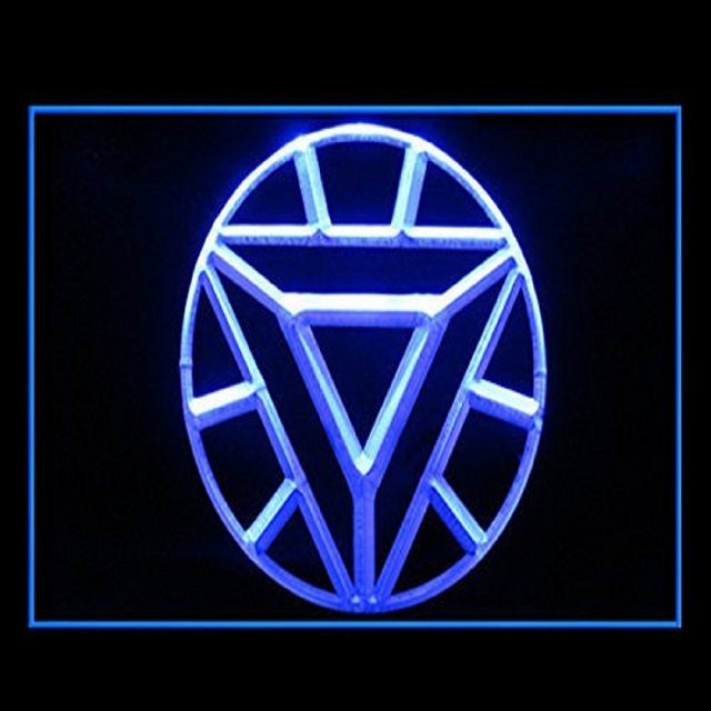 ARC Reactor Iron Man LED Neon Sign Home Decor, Garage, Office