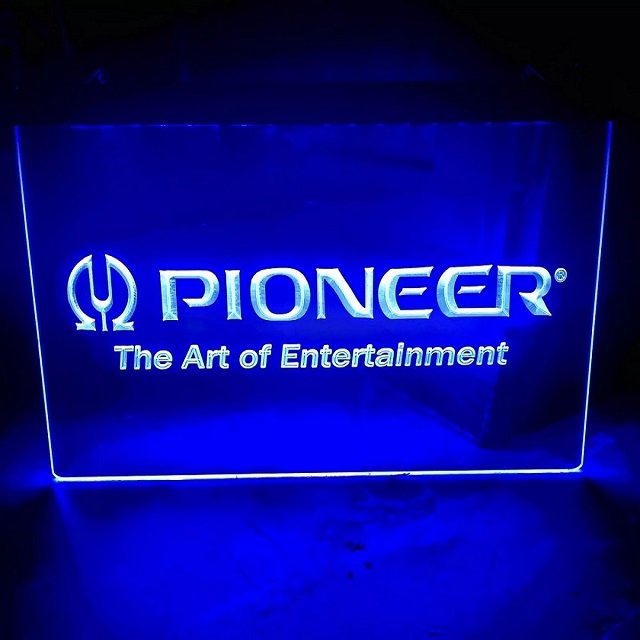 Pioneer Logo LED Neon Sign Decor for Store or Service Studio